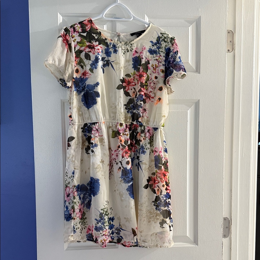 Forever 21 Floral Print Dress - Multicolor